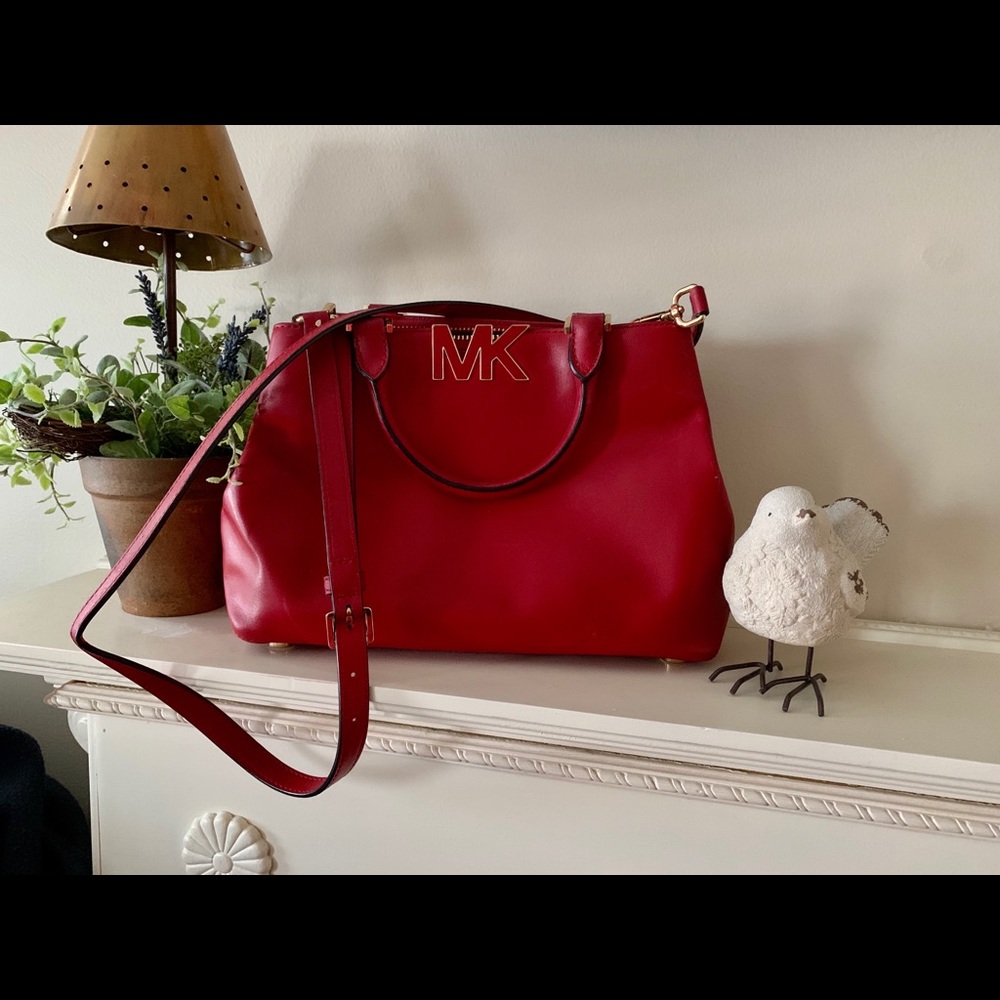 Red MK satchel handbag ❤️